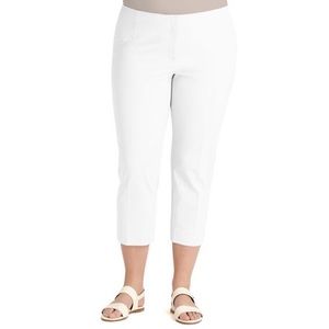 winter white stretch pants